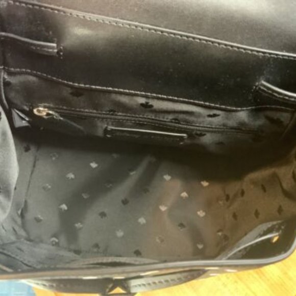 Kate Spade X Disney Minnie Mouse Black - White Polka Dot Backpack - Medium Size - Picture 8 of 8